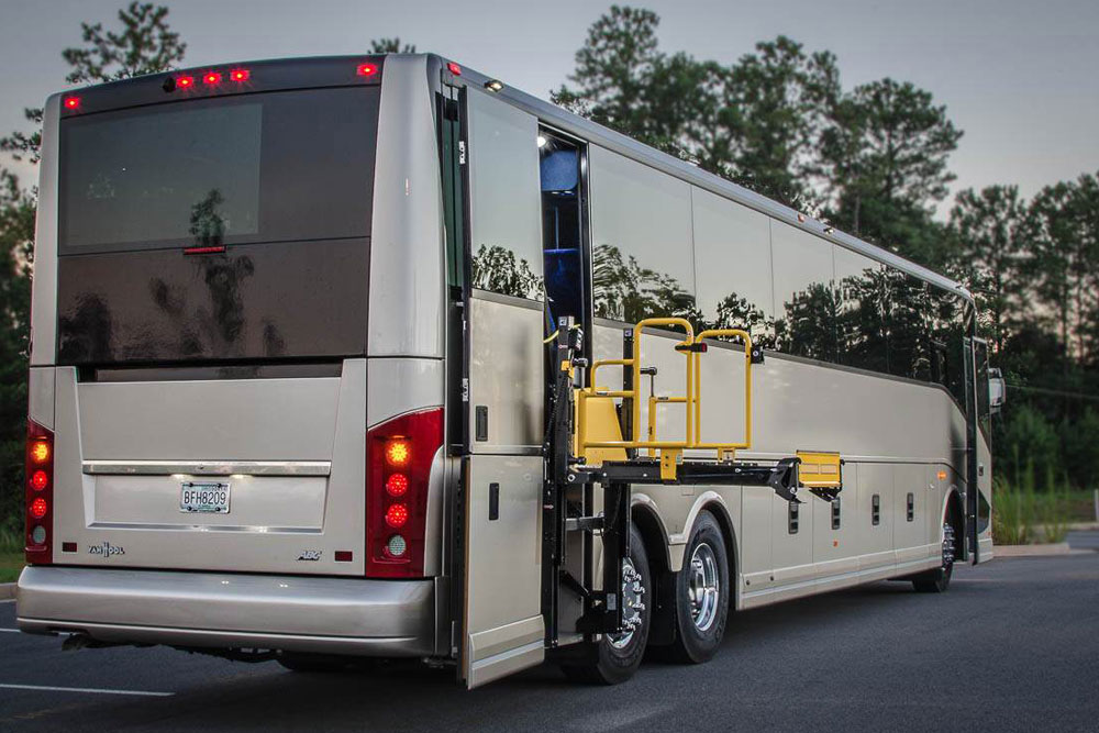 how big are tour bus bunks
