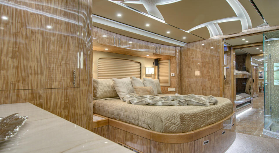 2 bedroom tour bus